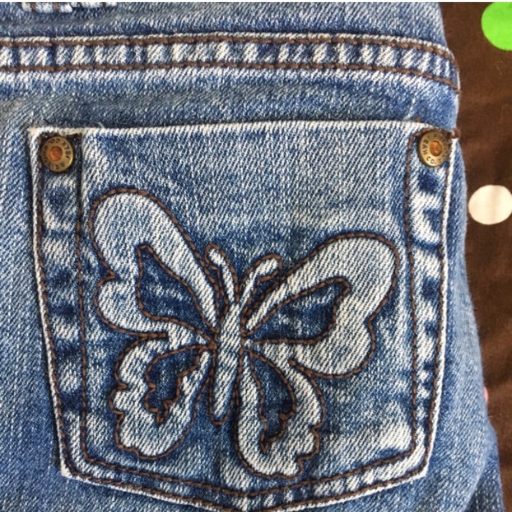 Super Cute Butterfly Denim Jeans